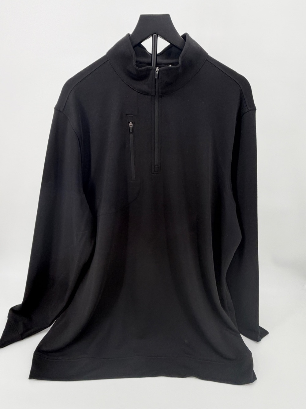 Walter Hagen Men's Black Half-Zip Sweatshirt